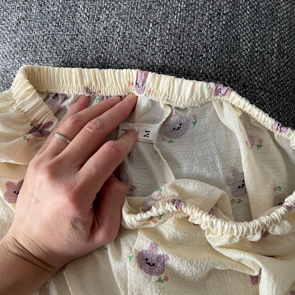 Purple rabbits loungewear pants - Picture 5 of 5
